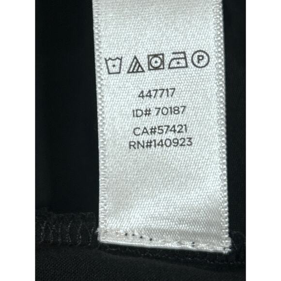 Loft Floral Embroidered Bell Sleeve Top M Rayon Blk Boho Indie Festival Peasant - Picture 7 of 8